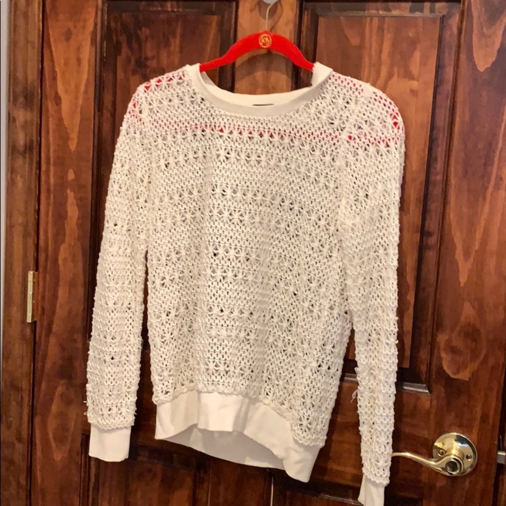 Crochet patterned top